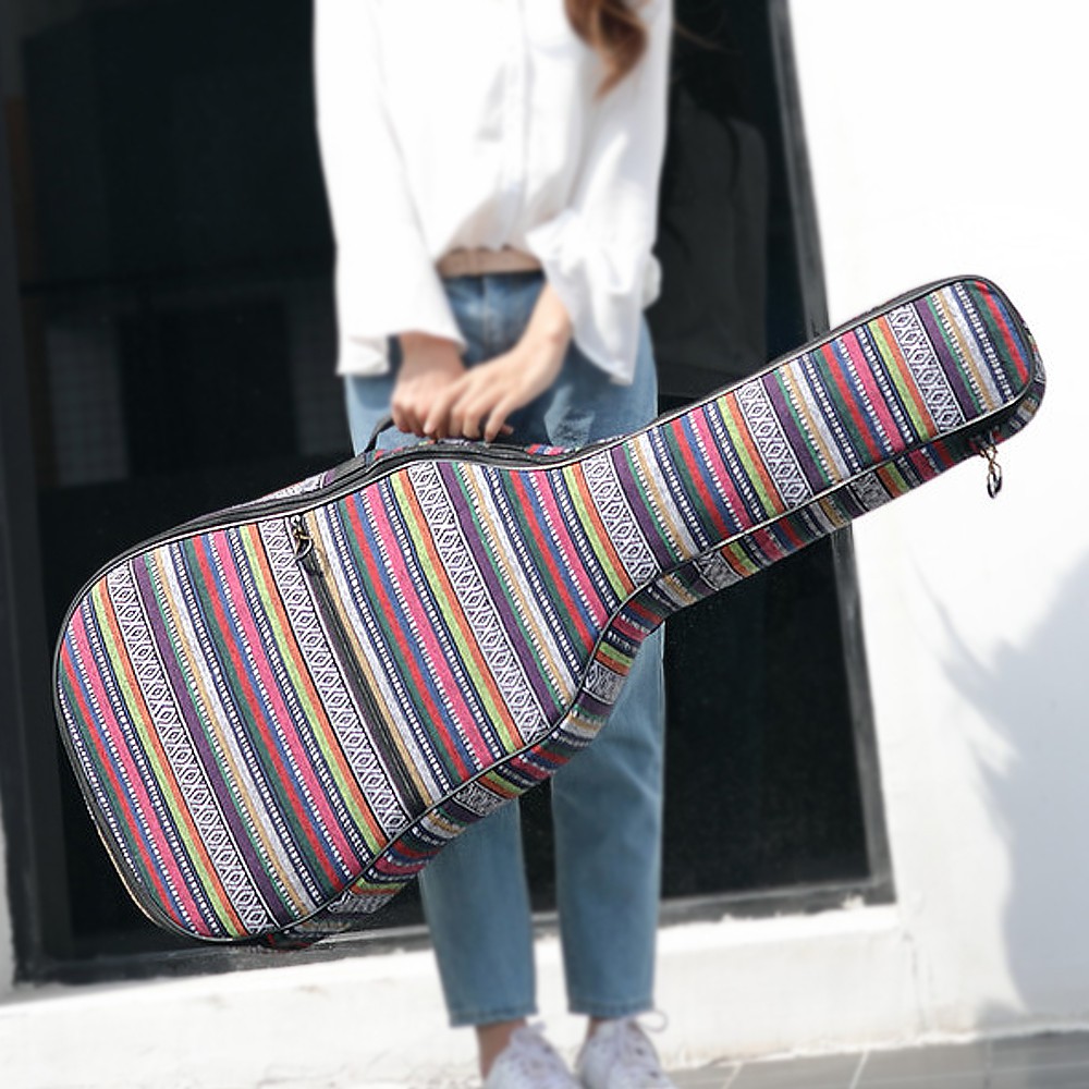 40 41 Inch Folk Style Knitted Acoustic Guitar Case Shopee Philippines