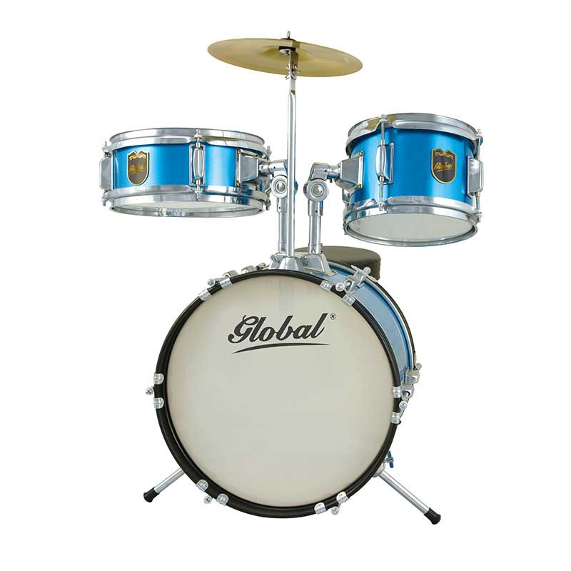 GLobal Drum joniur 3 PC Drum Set Blue Color Shopee Philippines