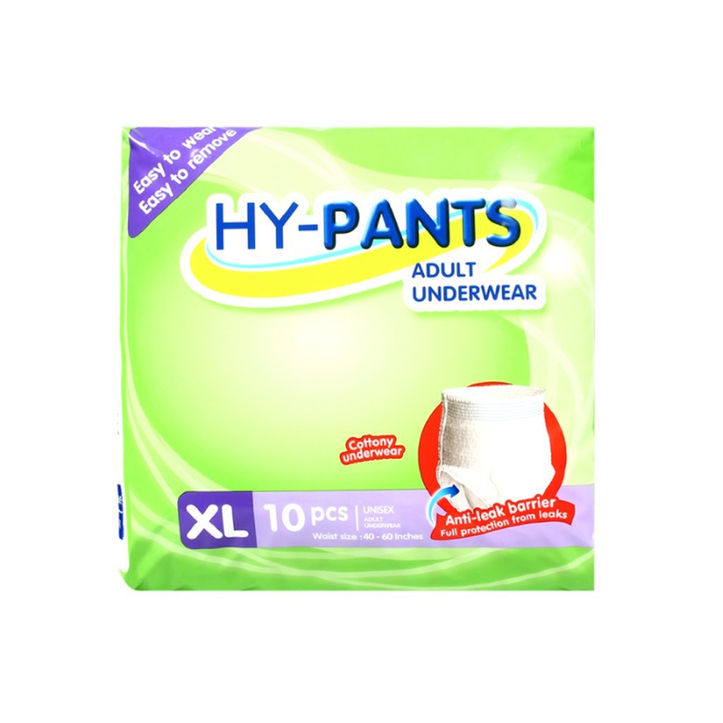 HyPants Adult Underwear Extra Large 10 Pieces Shopee Philippines