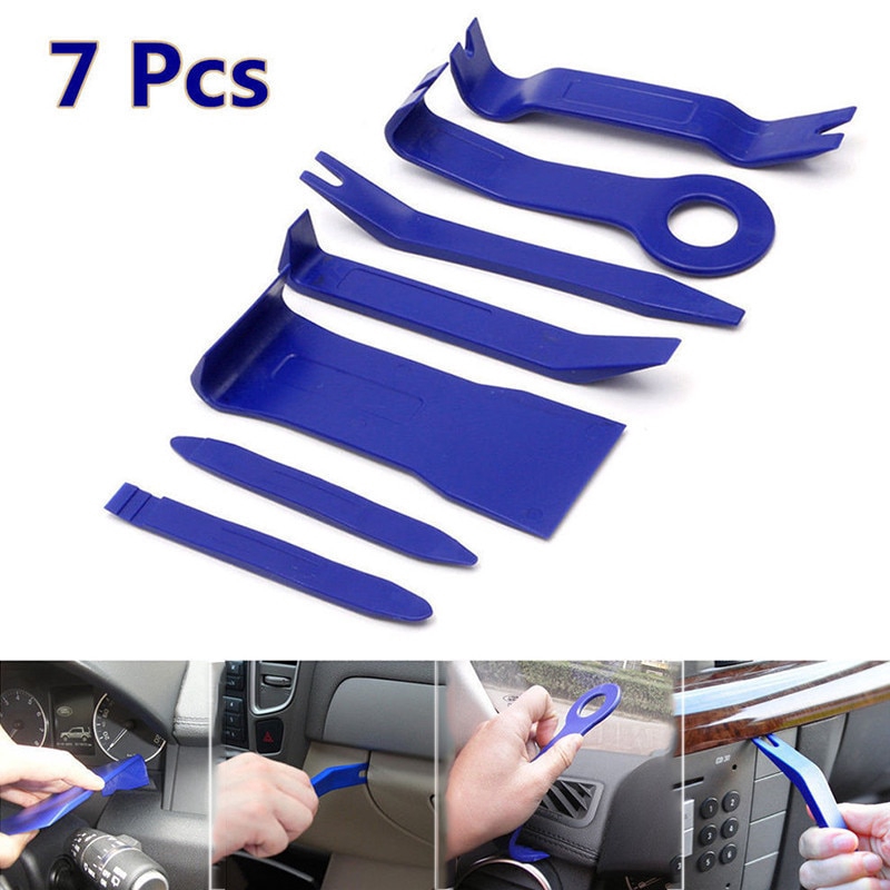 7pcs Panel Removal Tool Kit Auto Car Stereo Radio Pry Tools Door Clip ...