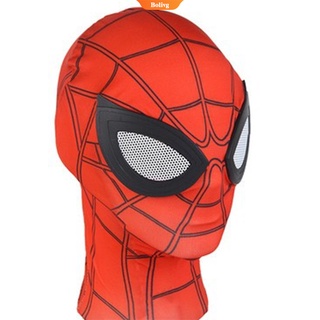 The Avengers Iron Spiderman No Way Home Miles Morales Deadpool Elastic Mask Spider Man Headcover Cosplay Headgear For Adult Kids [BL] #5
