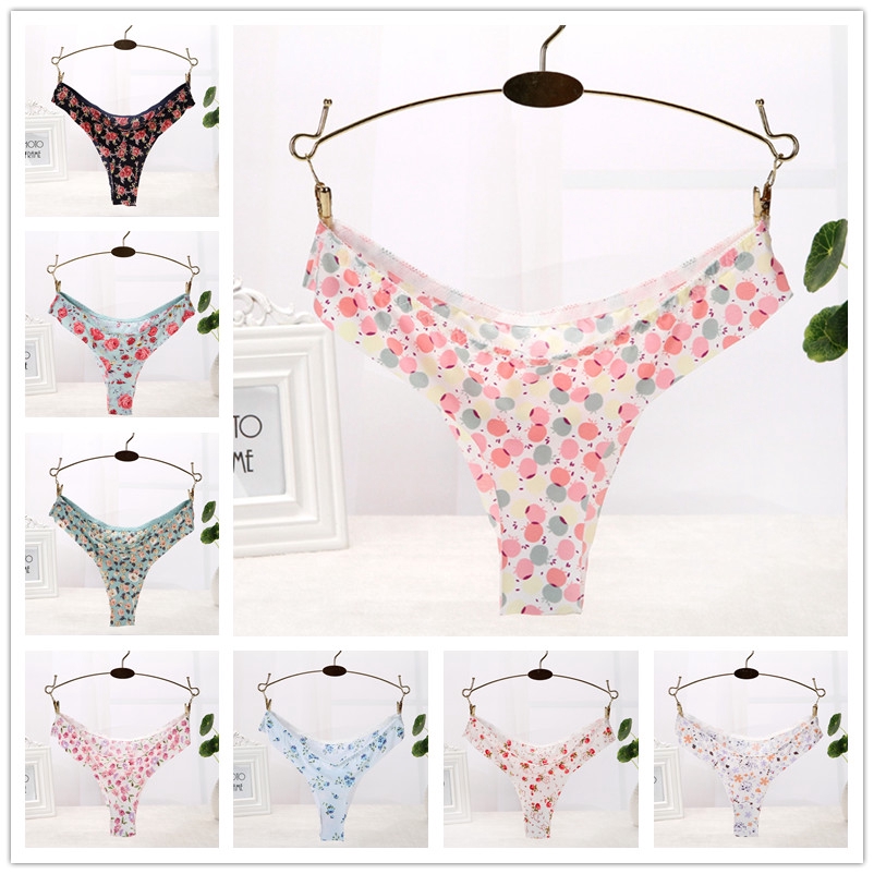 Thongs Women Sexy G String Tanga Panties Ladies Seamless Intimates Ultrathin Shopee Philippines