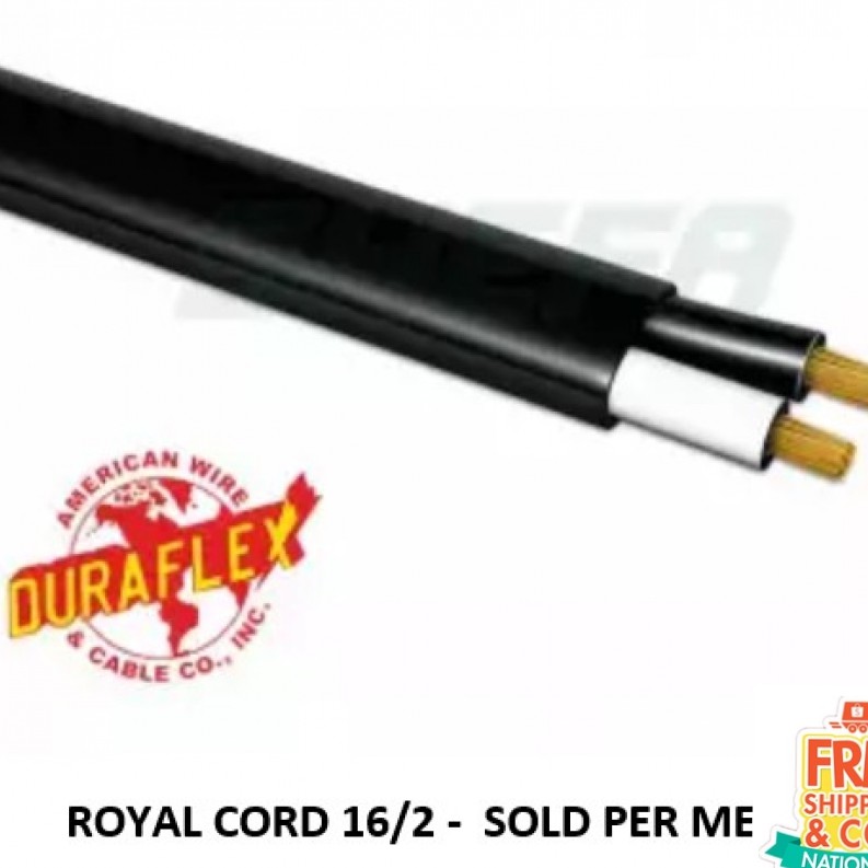 Royal Cord 16/2 (1.25mm) per meter Boston Dual Cord Duplex Electrical