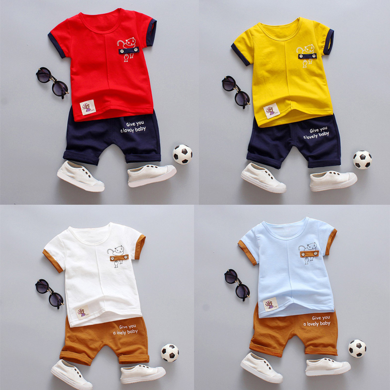 COD Ready Stock Kids Terno Boys Terno Baby Kid Boys Short Sleeve Tops ...