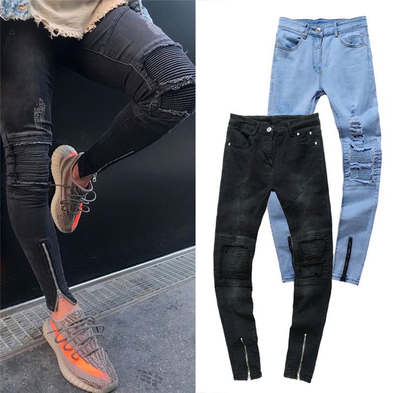 moto ripped jeans