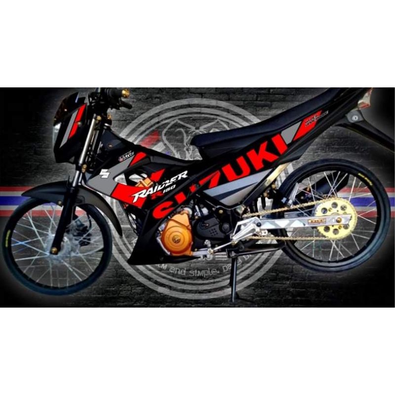 Suzuki Raider 150 Reborn Decal Sticker ( New Design) Shopee Philippines