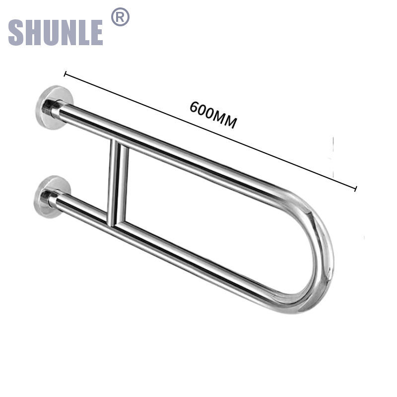 Disabled Corridor Barrier-Free Toilet Bathroom Handrails Stainless Steel Stairs Anti-Slip Handle Elderly Color : Yellow, Size : 100CM Public Areas Word Bar