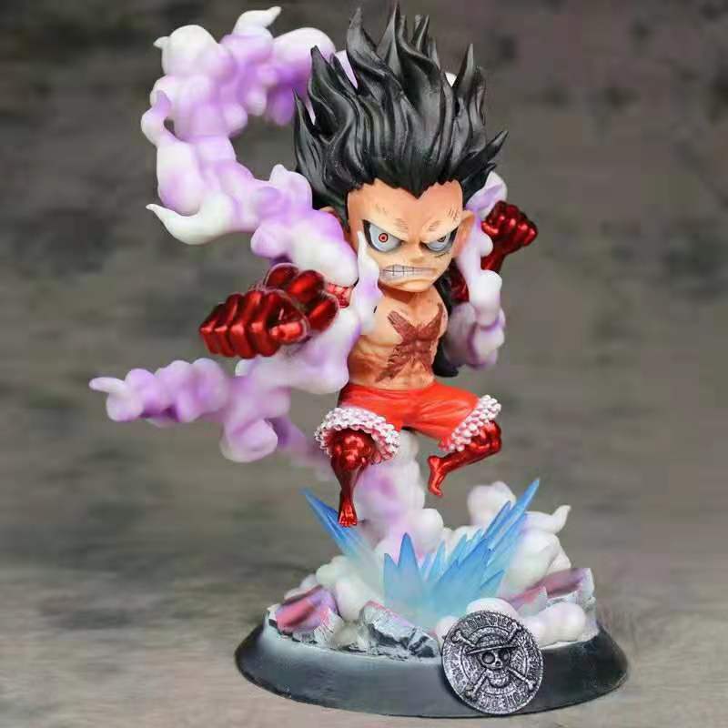 Action Figure Statue One Piece Anime26cm Anime One Piece Figure One Piece Luffy Battle Statue Pvc Ac Shopee Philippines