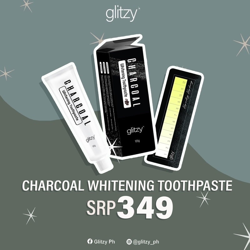 Glitzy Charcoal Whitening Toothpaste Shopee Philippines