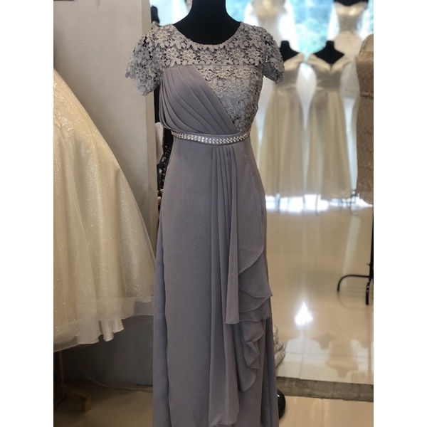 gray gown Small size only clearance SALE principal sponsor(mother of ...