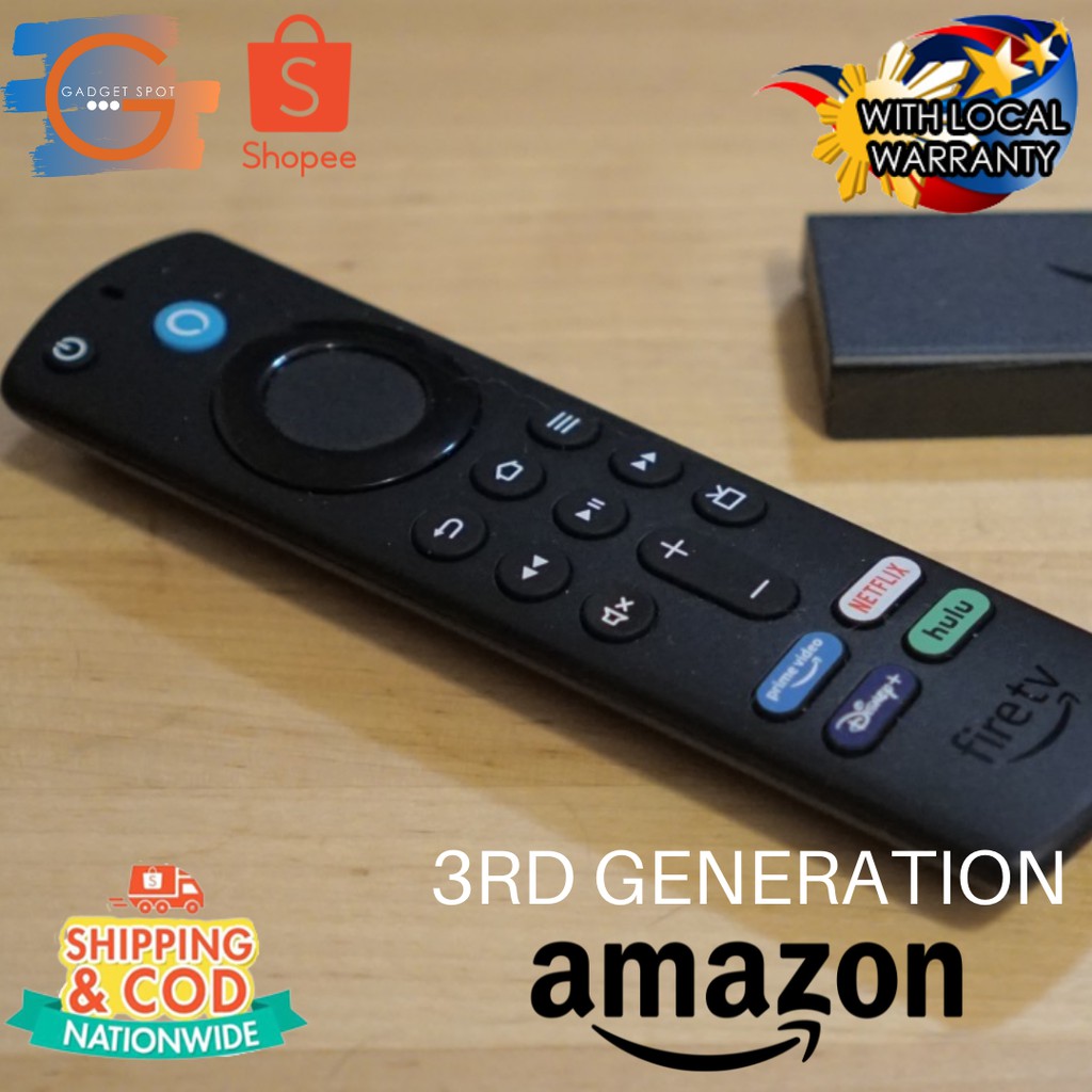 Amazon Fire Tv Stick 3rd Gen With Alexa Voice Remote 2nd Gen And 3rd Gen Remote Shopee Philippines