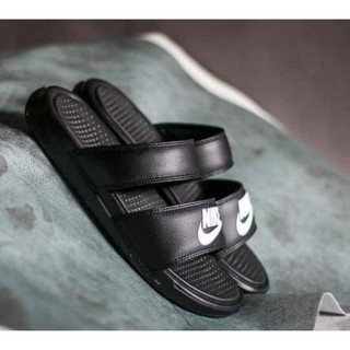nike slides with strap on back