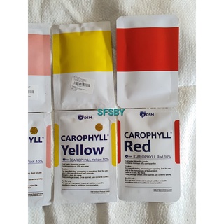 Carophyll Yellow Blue Red Pink & Spirulina 5gr DSM Original 100% Lightening / Fish Coloring #7