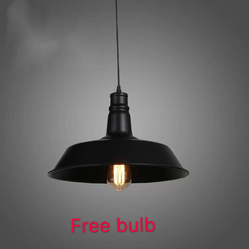 Nordic Iron Cage Pendant Lights Cafe Chandelier Vintage Lamp