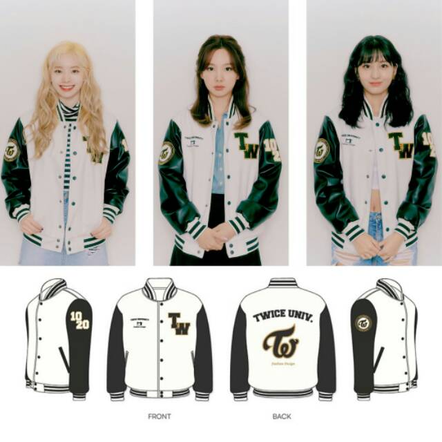 Twice University Twice Varsity Jacket Twice University Varsity Jacket Shopee Philippines