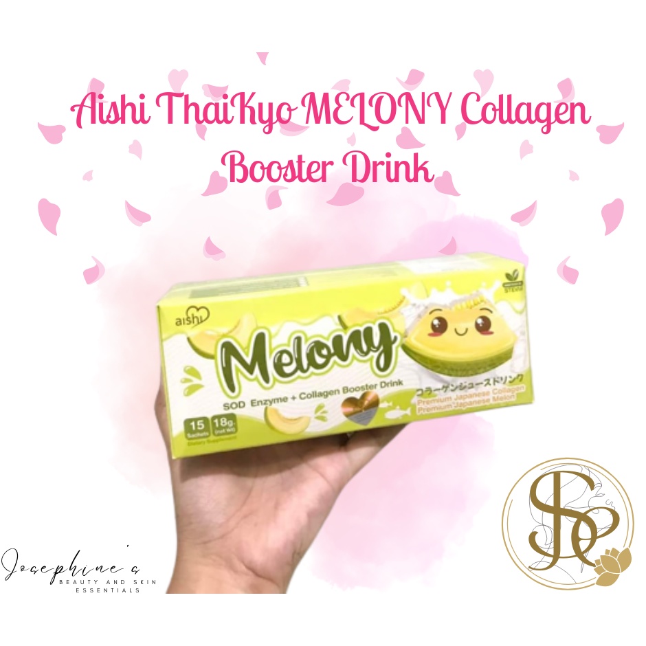 Aishi ThaiKyo MELONY Collagen Booster Drink 15 sachets Melon Flavor
