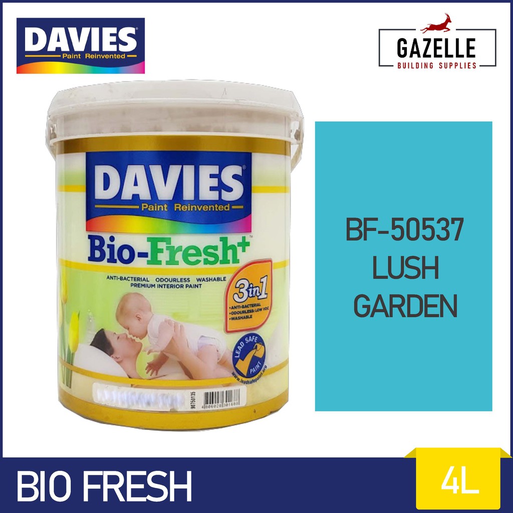 Davies Bio Fresh AntiBacterial , Odorless and Washable Paint Lush