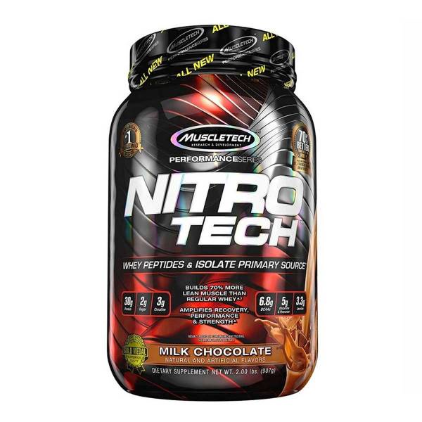 MUSCLETECH NITROTECH WHEY PROTEIN 2 LBS MILK CHOCOLATE FLAVOR | Shopee ...