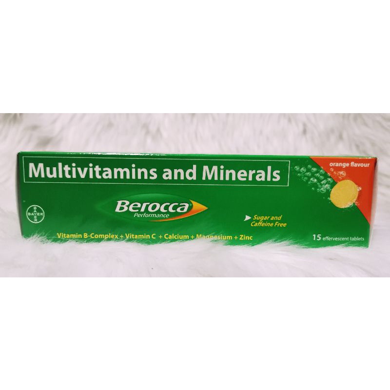 BEROCCA PERFORMANCE (MULTIVITAMINS AND MINERALS) EFFERVESCENT TABLET