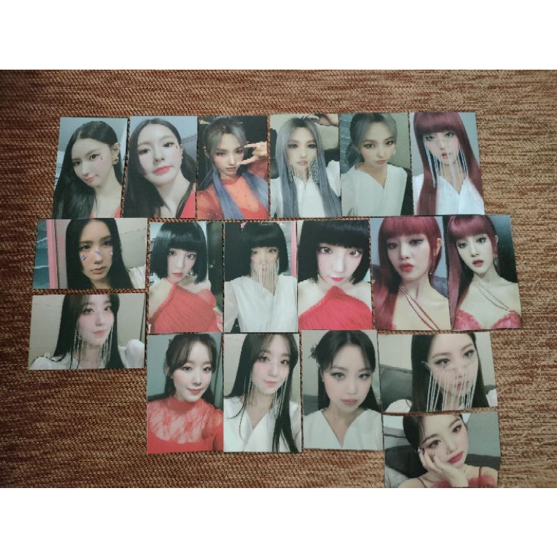 Gidle Photocard Official iBurn Lucky pc Miyeon Minnie Soojin Soyeon