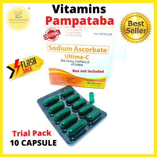 Vitamins Pampataba 10 Capsule Safe For Kids & Adult Shopee Philippines