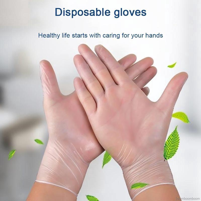 clear medical gloves