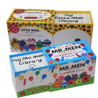 cod Little Miss books Mr Men Books Set Children English Story Books 50 pcs brand new boxed set #2