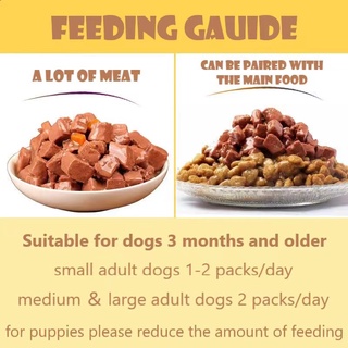 70g/95g Dog Treats Dog Wet Food High Meat Content Interactive Rewards Pet Snacks #9