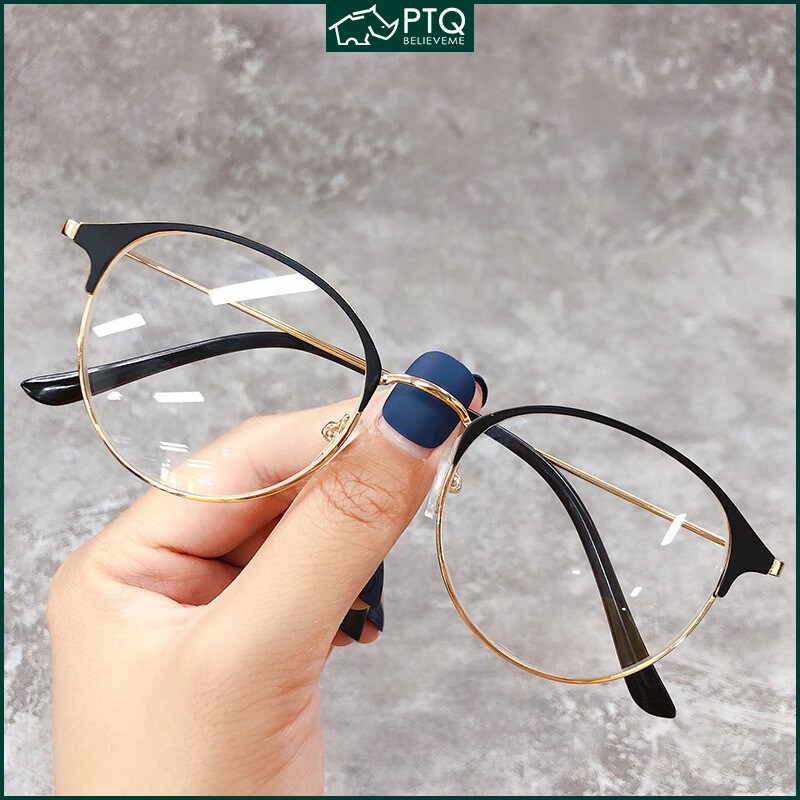 Photochromic Flat Glasses Metal Blue Light Blocking Sunglasses Flat ...