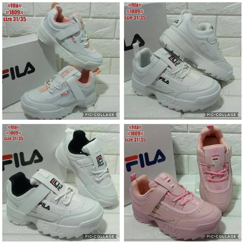 NEW FILA DISRUPTOR FOR KIDS AP#1108 | Shopee