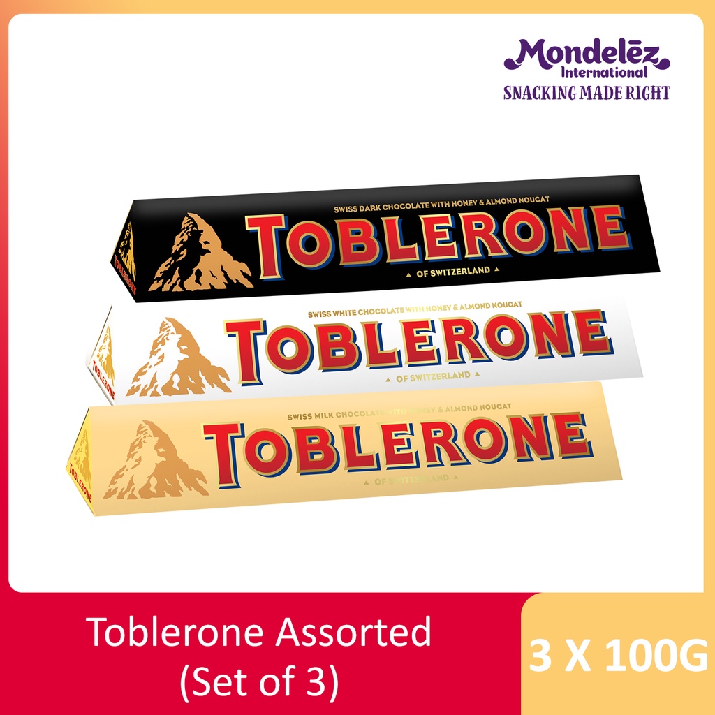 Toblerone Assorted 100g Set of 3 Shopee Philippines