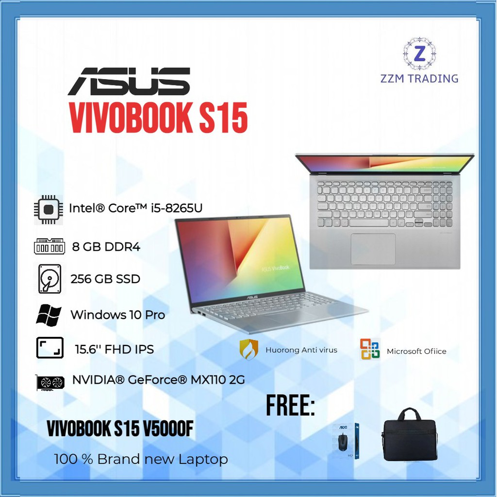 Asus Vivobook S15 V5000f Intel 15 6 8gb Ram 256gb Ssd Shopee Philippines