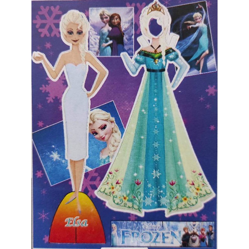 elsa dress up doll