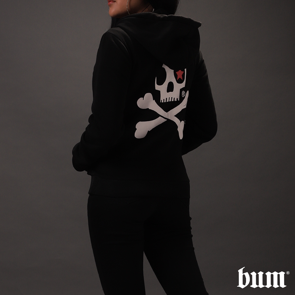 bum black army hoodie