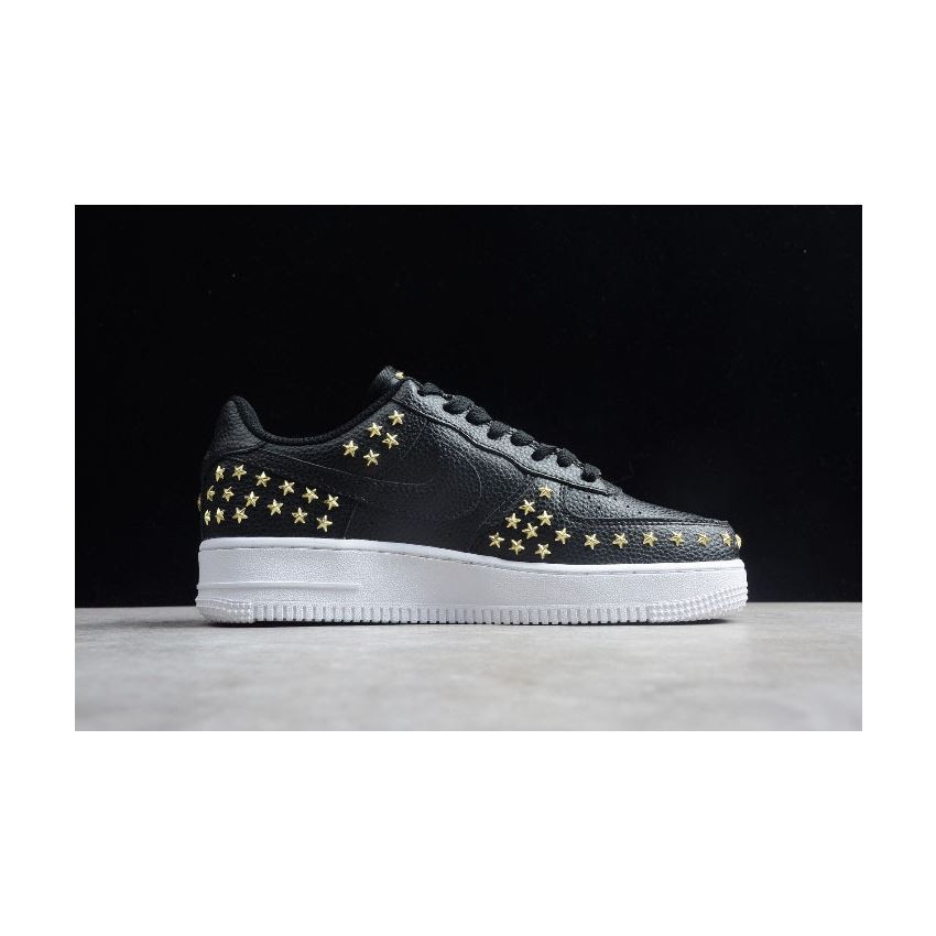 nike air force 1 star studded black