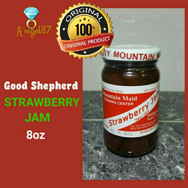 Strawberry Jam of Good Shepherd (whole strawberries) Shopee Philippines