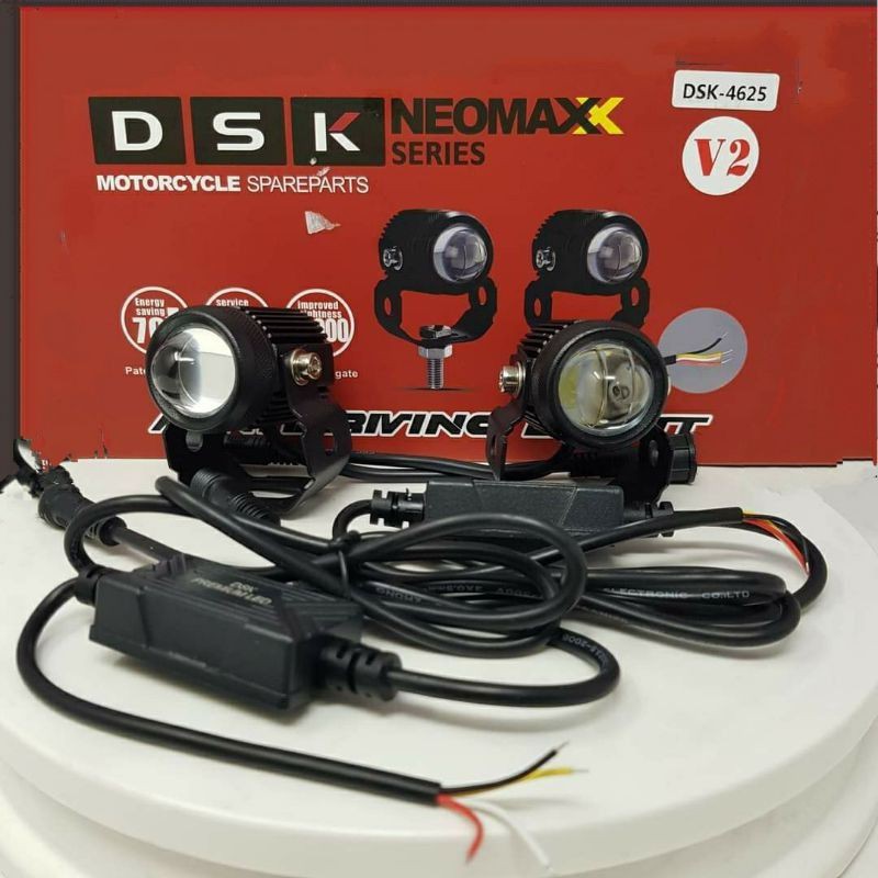DSK Mini Driving Light V2 (4wire) 1Pair of Universal High quality
