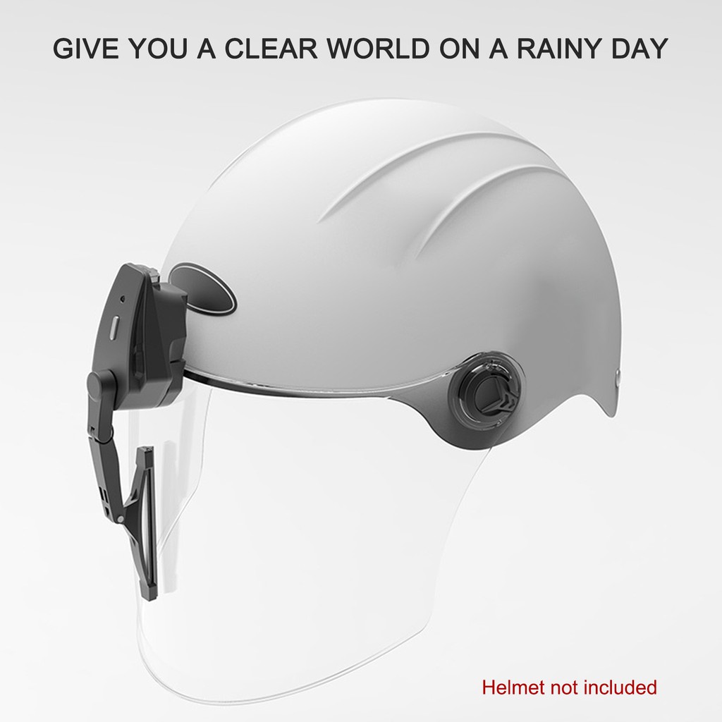 【Easy to Use】Universal motorcycle helmet electric wiper Motor helmet