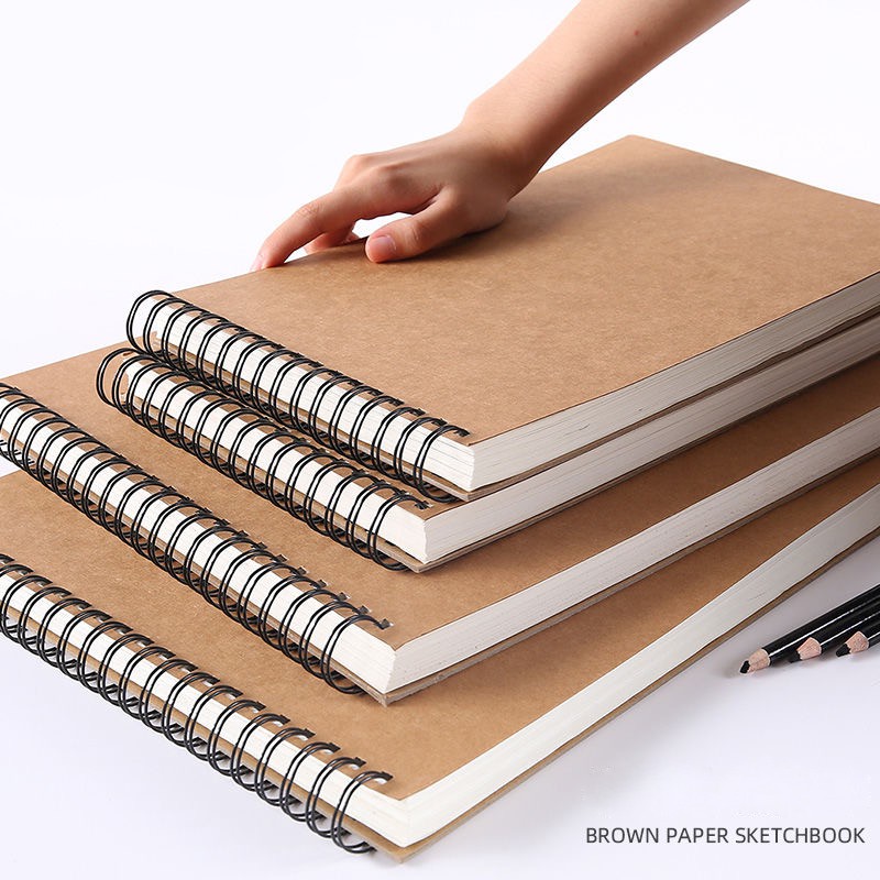 Professional sketchbook Thick paper 160 GSM Spiral notebook Art school