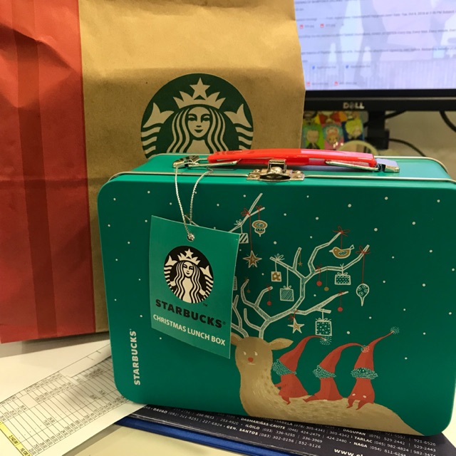 Starbucks Christmas Edition Lunch Box Shopee Philippines