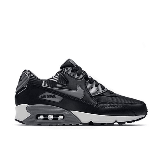 air max 90 black gray white