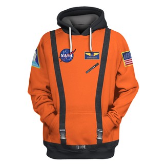 NASA 3D Printed Pullover Hoodie Space 
