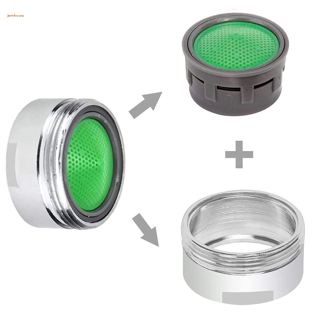 Faucet Aerators Chrome Plated Kitchen Removable Replacement Set Showers