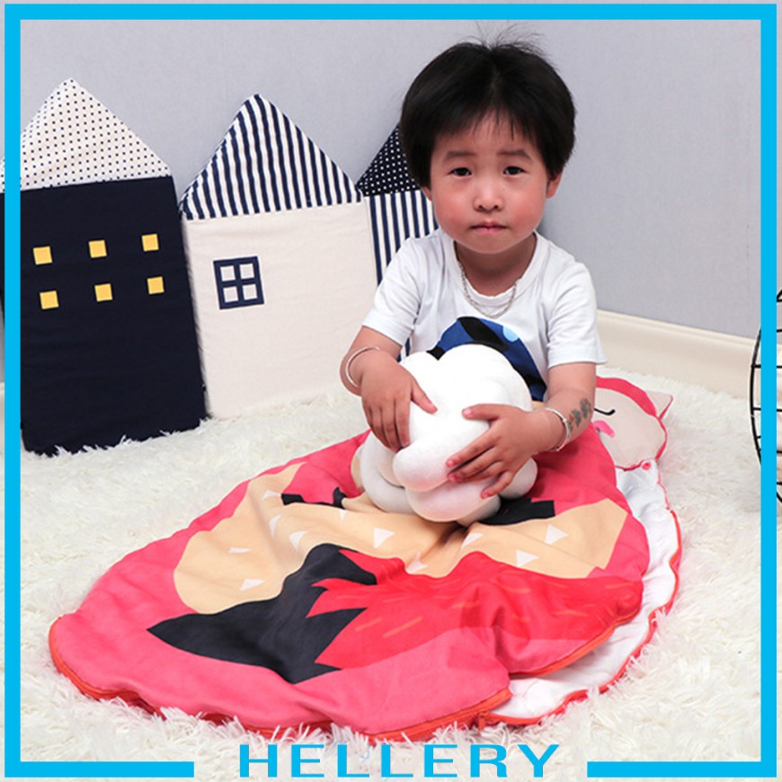 baby unzipping sleeping bag