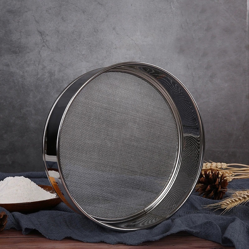 Sieve Flour Sifter Strainer UltraFine Household Stainless Steel Mesh