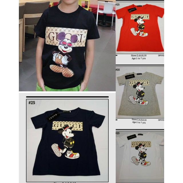 gucci shirt with mickey mouse