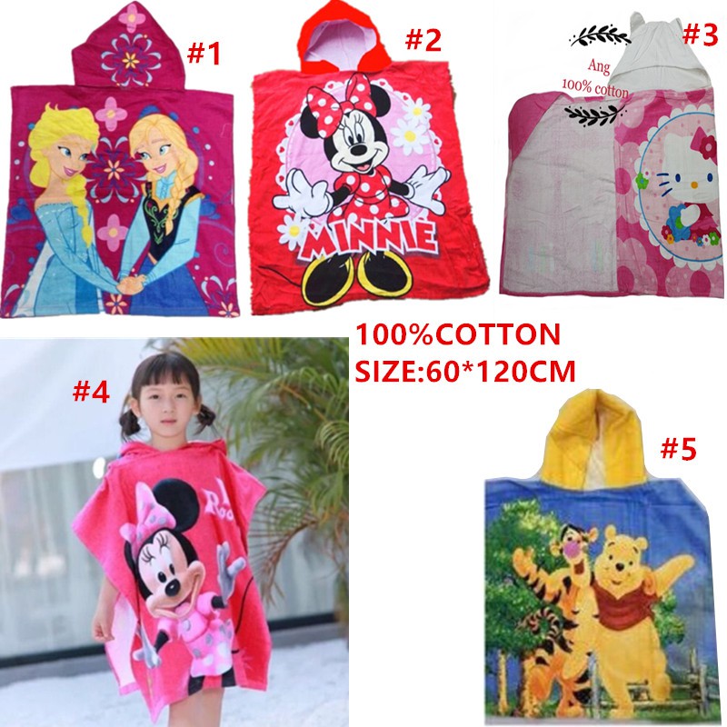 hello kitty hooded towel