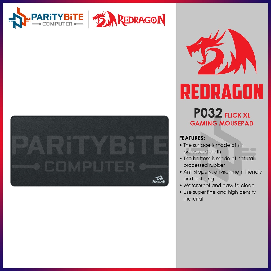 Redragon P032 Flick XL Mouse Pad 900 x 400 x 4mm Shopee Philippines
