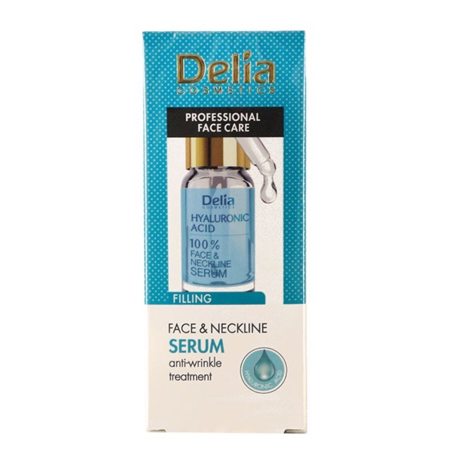 delia filling face neckline serum