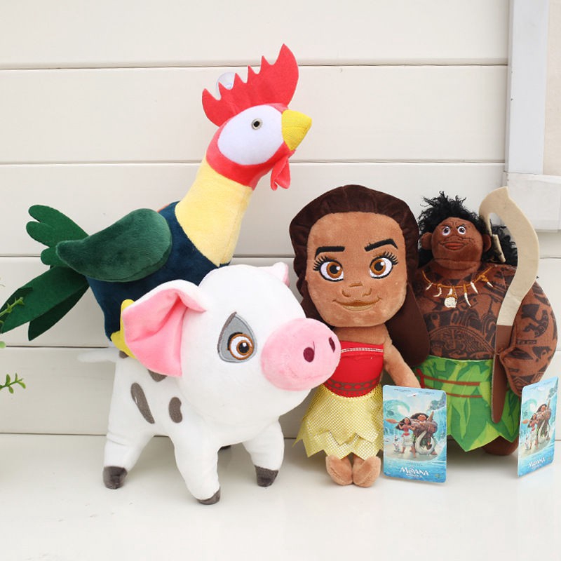 New Disney Moana Marine Romance Heihei Pet Pig Pua Stuffed Plush Toy Doll Gifts Shopee Philippines